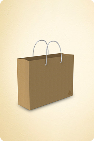 Fabric Rope Paper Bag